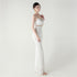 Graceful Sequin Embellished Mesh Mermaid Maxi Dress